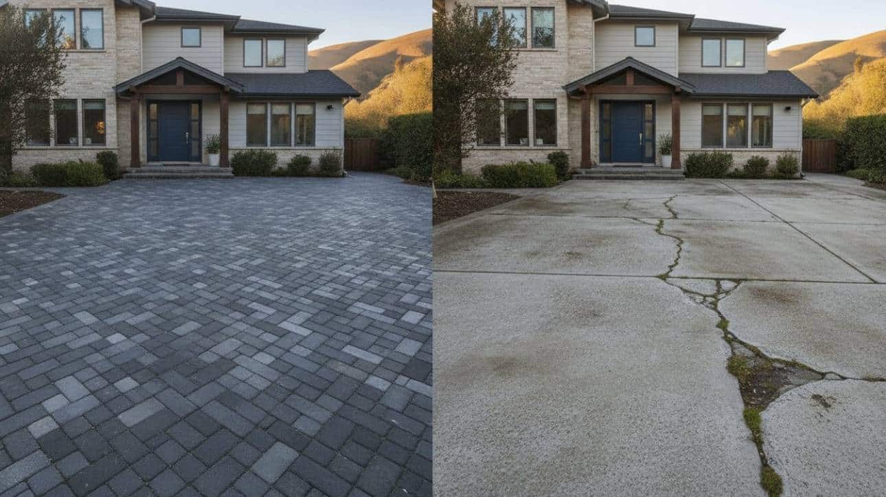 Concrete vs. Paver Driveway: Which is Best for Your Bay Area Home in 2026?