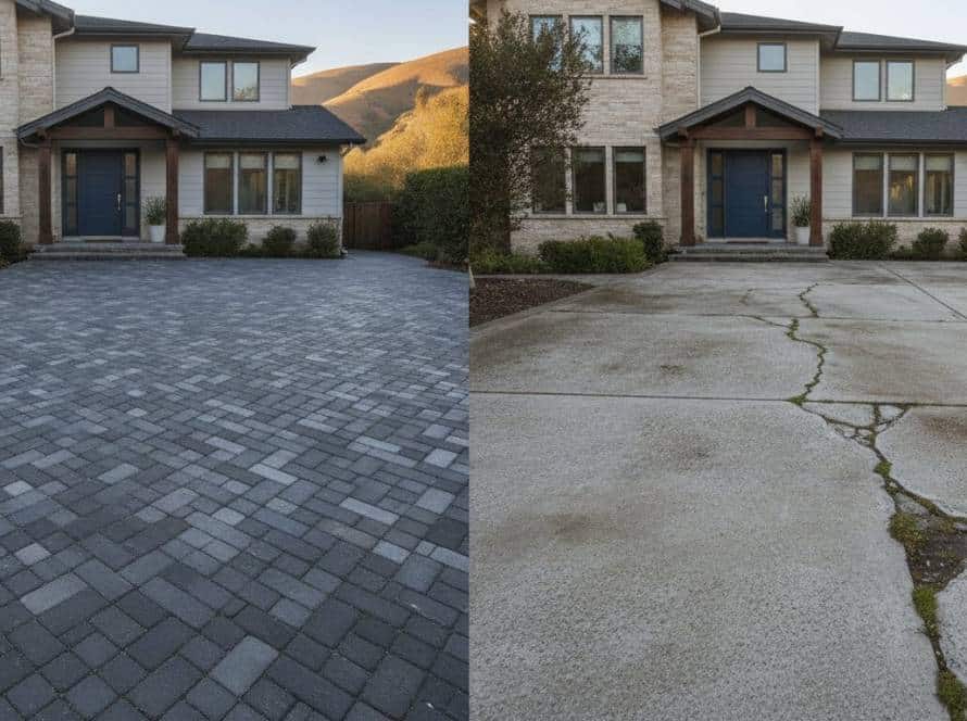 Concrete vs. Paver Driveway: Which is Best for Your Bay Area Home in 2026?