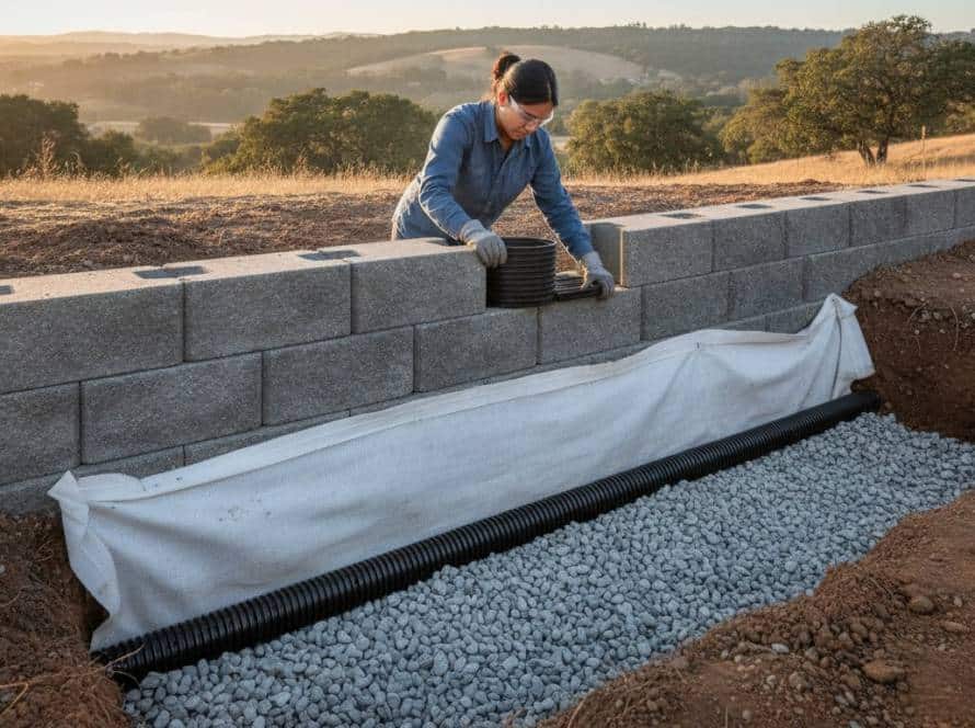 Retaining Wall Drainage Design: How to Solve and Prevent Costly Failures
