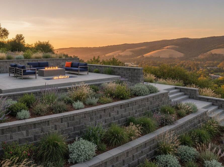 Retaining Wall Ideas for Sloped Yard: Transform Your Bay Area Landscape