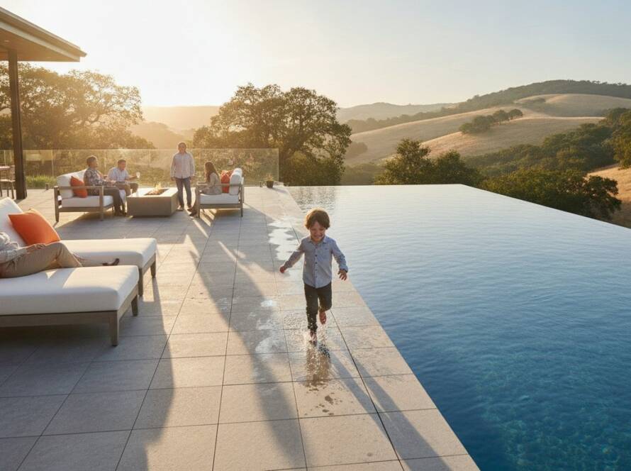 Slip Resistant Pool Deck Surfaces: The 2026 Guide to Bay Area Safety & Style