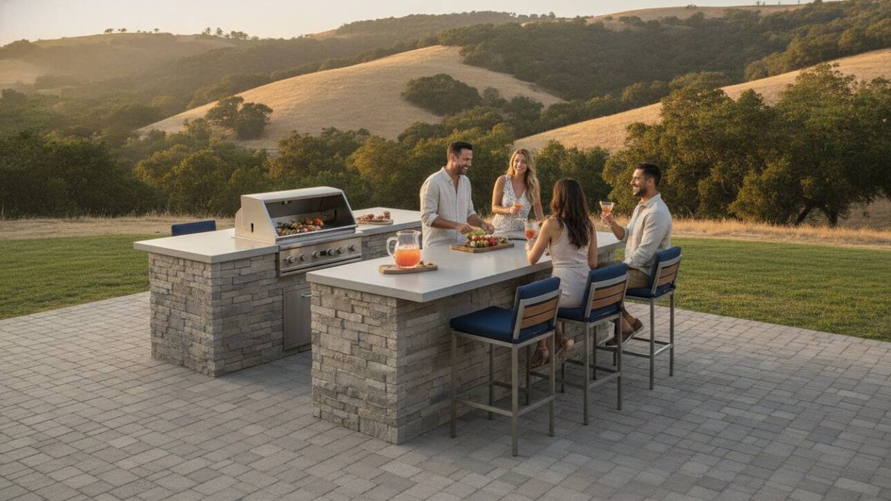 Custom Outdoor Kitchen Islands: The 2026 Guide to Bay Area Hardscape Integration