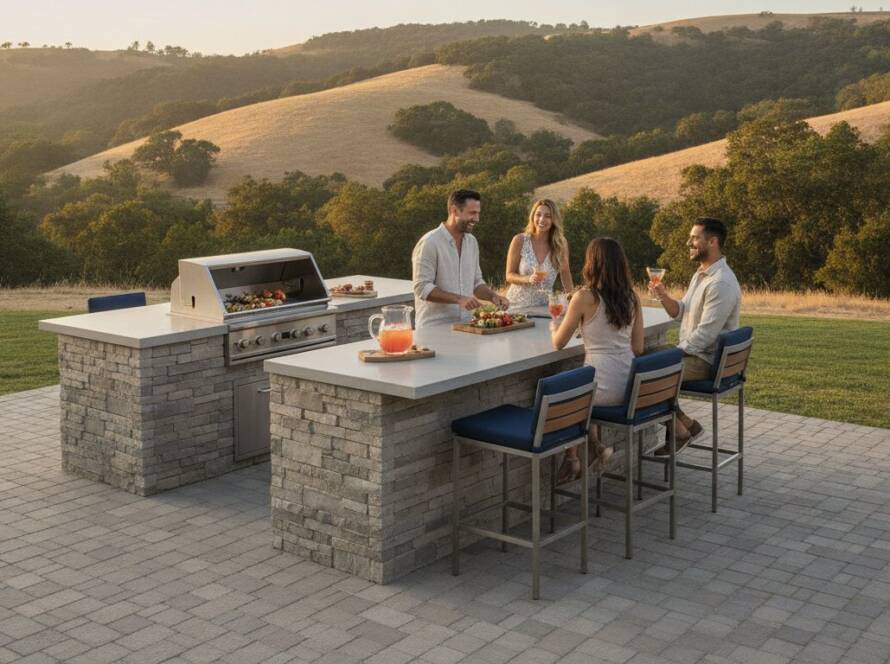 Custom Outdoor Kitchen Islands: The 2026 Guide to Bay Area Hardscape Integration