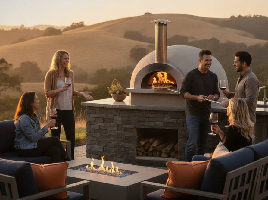Outdoor Kitchen with Pizza Oven Builders: The Bay Area Homeowner’s Guide